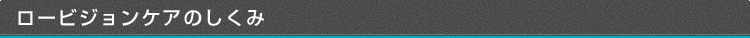 ロービジョンケアのしくみ